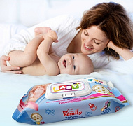 Влажные салфетки Baby №60 Детские с клапаном/20