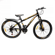 Велосипед двухколесный Dk Bike 26 черный/оранжевый/голубой
