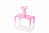 Журнальный столик с цветами для куклы Розовые 10 шт/уп 