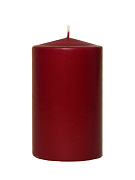 Bartek Свеча классическая колонна 50*100 бордовая Maroon/12