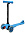 Самокат 3 колесный City-Ride PU 110/76 руль телескопический синий