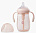 Бутылочка с ручками 300 мл Happy Baby pink